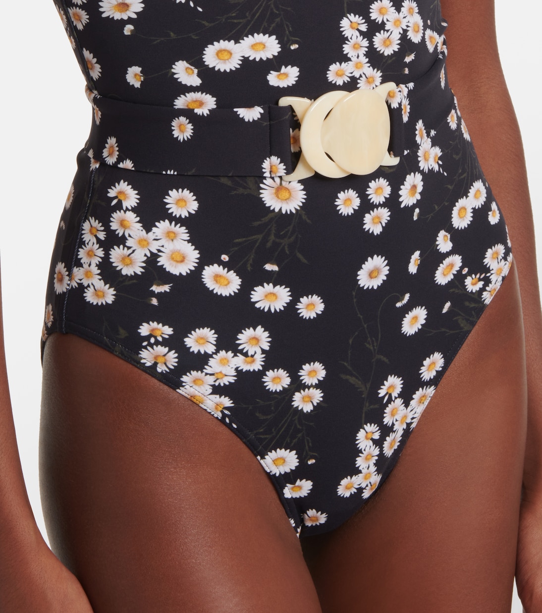 Bikini con Diseño Floral y Detalle de Banda Estilo Courtois para Jóvenes