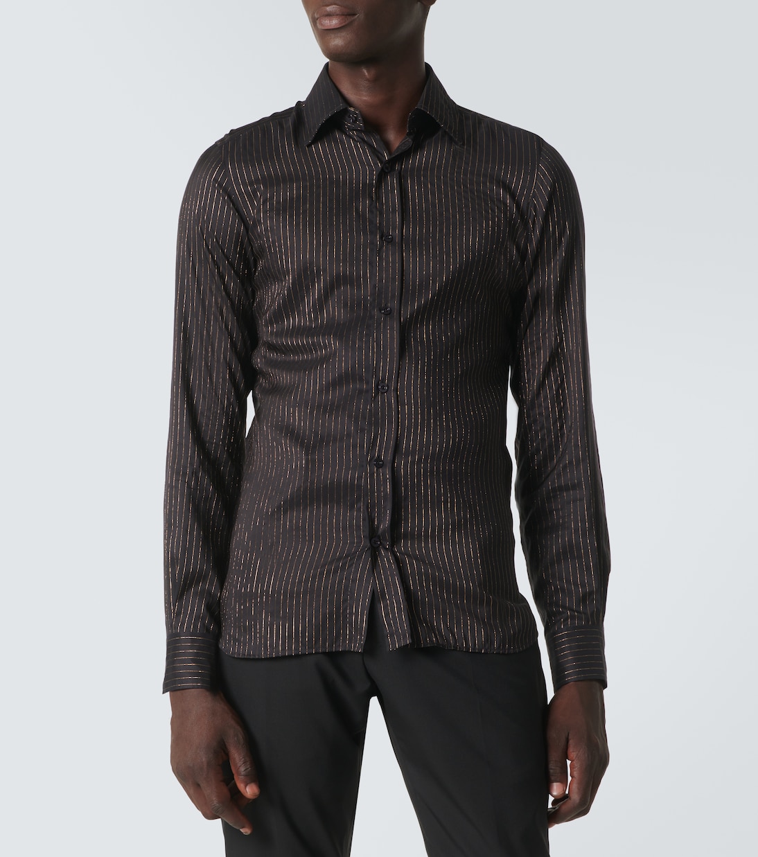 Camicia in seta con lamé | Tom Ford