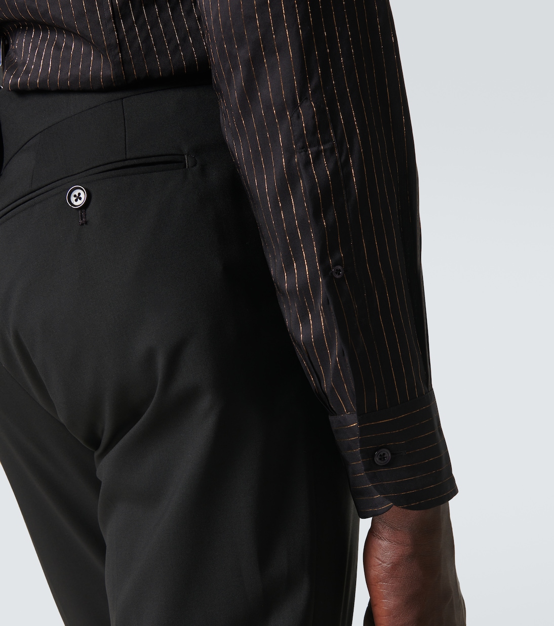 Camicia in seta con lamé | Tom Ford