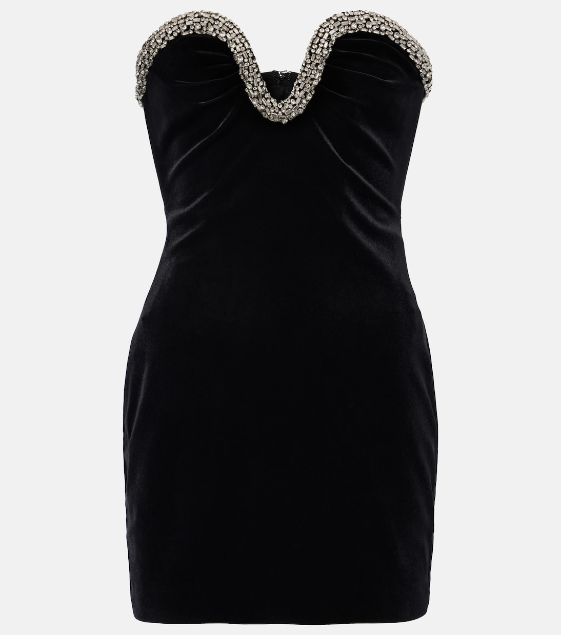 Minikleid aus Samt mit Pailletten | Roland Mouret