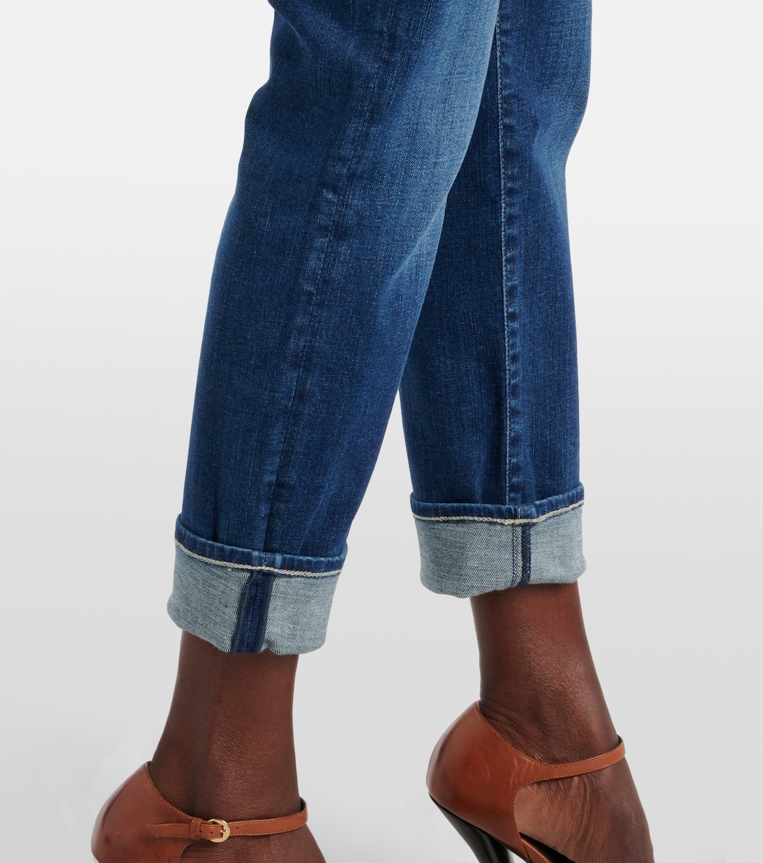 Jean skinny raccourci à taille mi-haute | 7 For All Mankind
