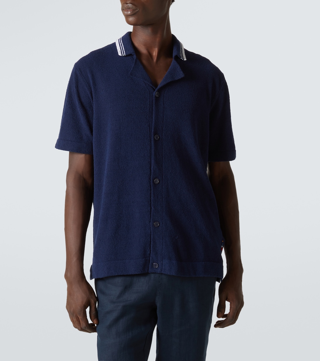 Camisa Tiernan de bouclé de mezcla de algodón | Orlebar Brown