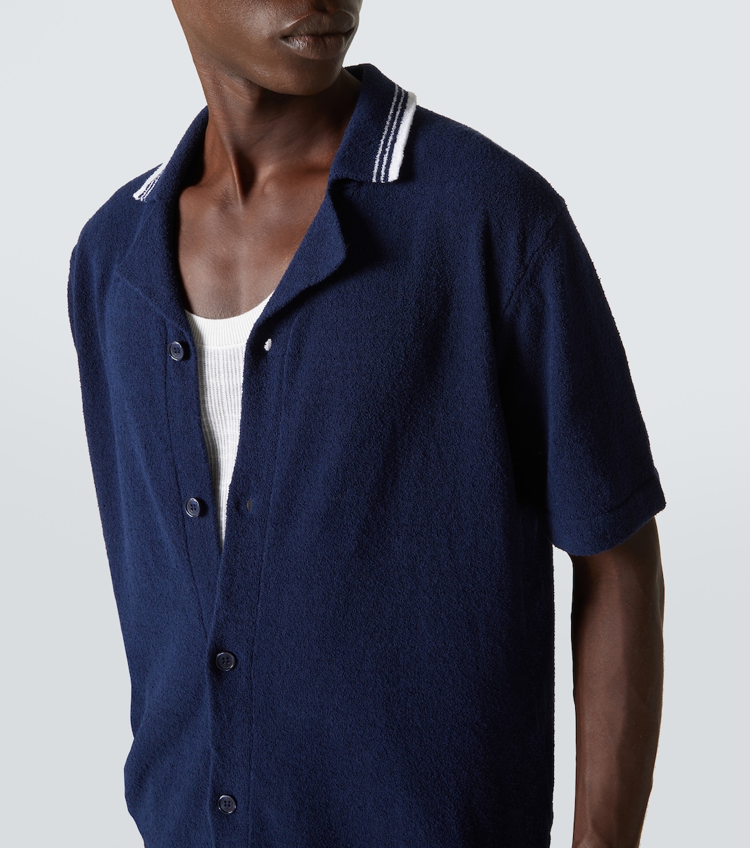 Camisa Tiernan de bouclé de mezcla de algodón | Orlebar Brown