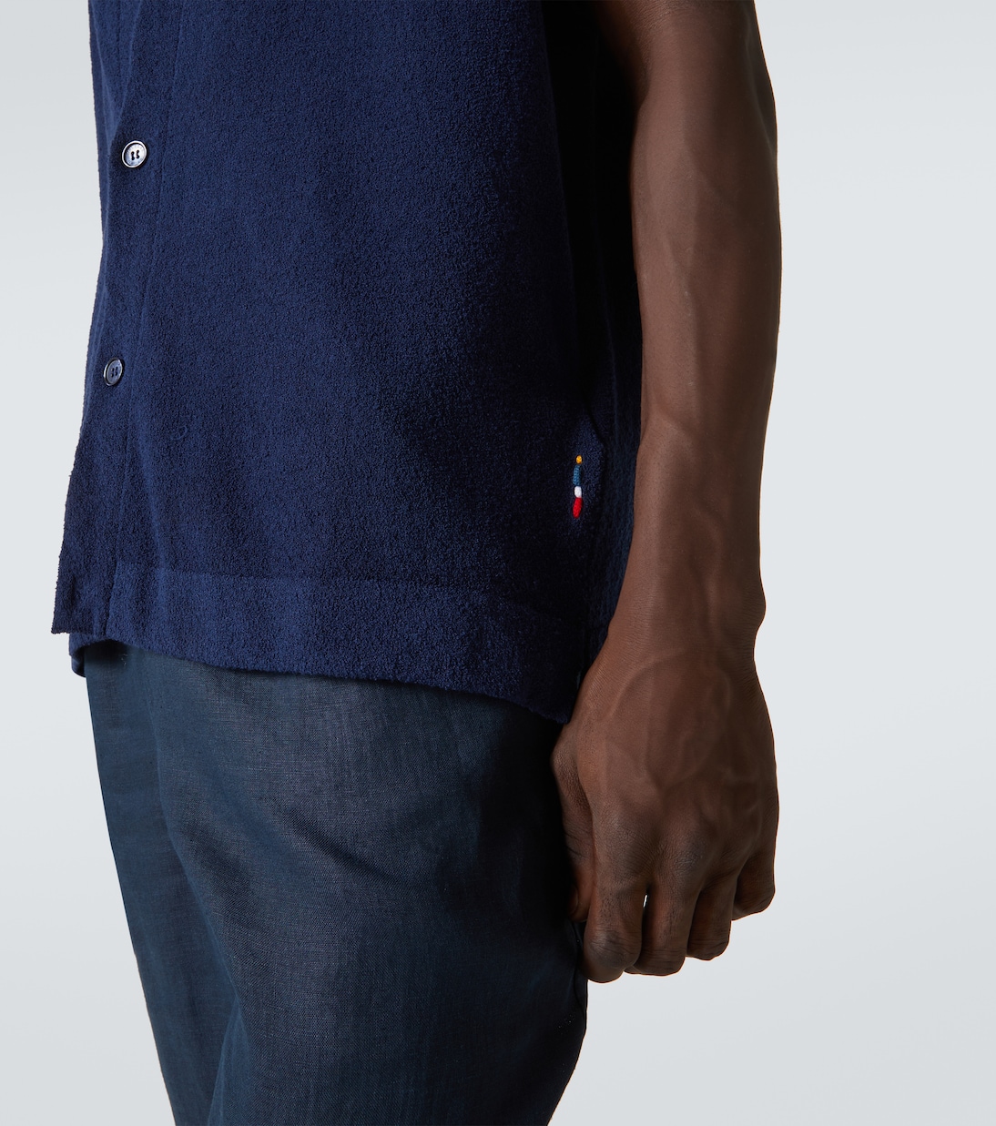 Camisa Tiernan de bouclé de mezcla de algodón | Orlebar Brown