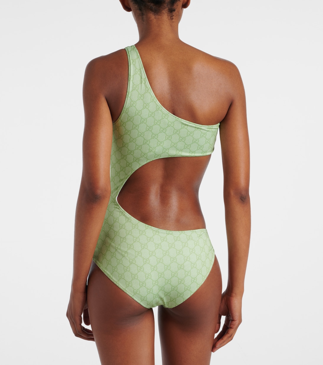 Costume intero con stampa GG con cut-out | Gucci