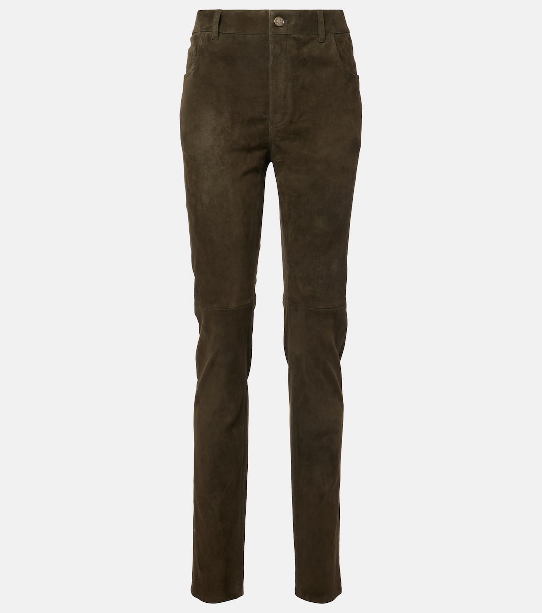 Pantalon slim en daim | Chloé