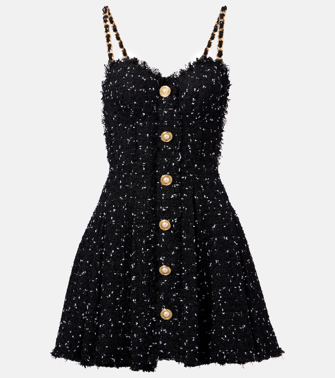 Robe en tweed lamé | Balmain