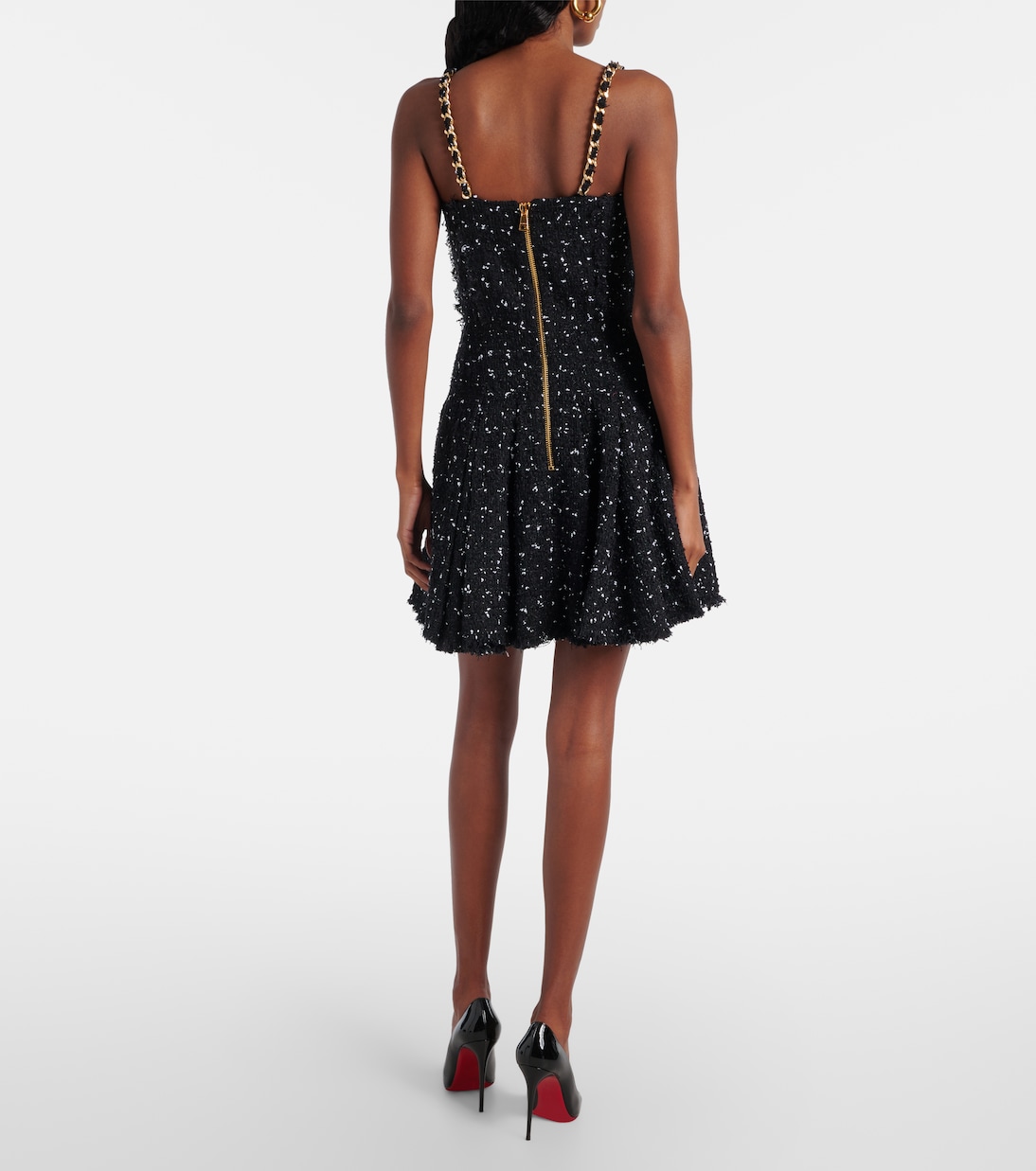 Robe en tweed lamé | Balmain