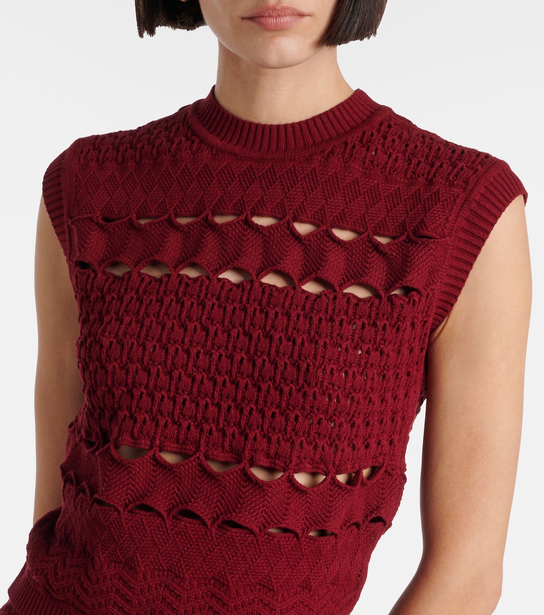 Top in maglia con cut-out | Elie Saab