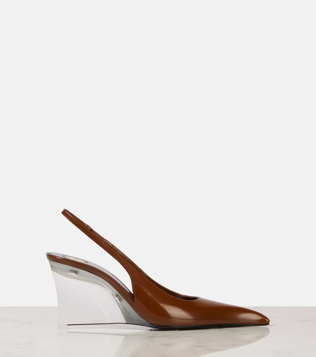 Pumps Miller 80 in pelle con zeppa | Saint Laurent