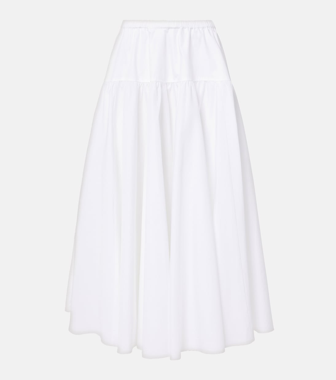 Falda midi de algodón | Patou