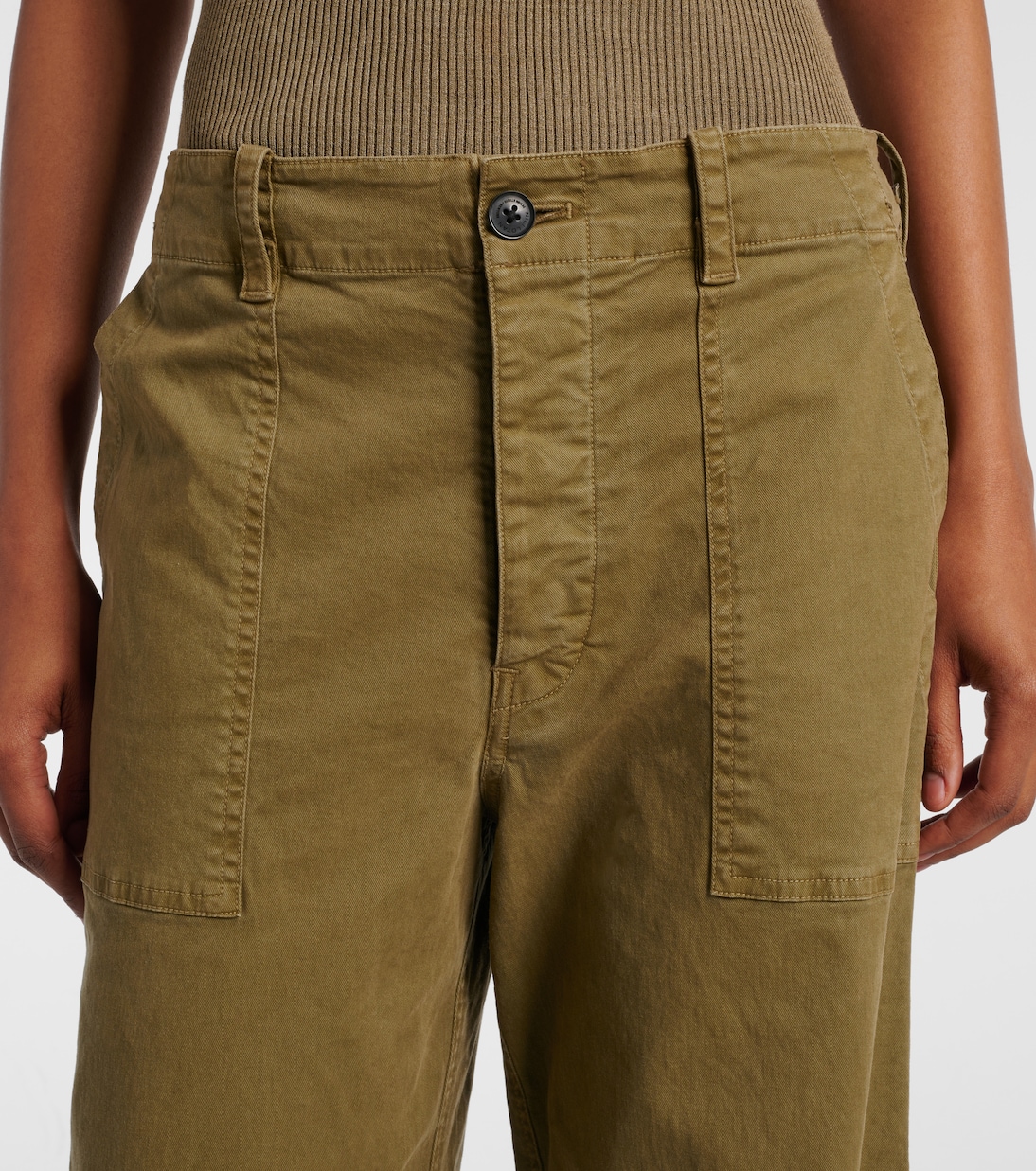 Pantalones anchos Leon de algodón | Nili Lotan