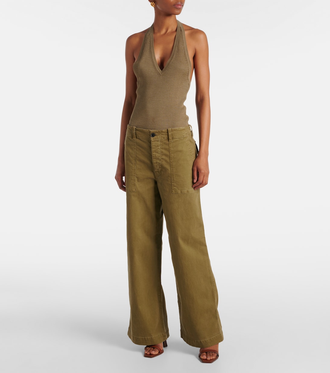 Pantalones anchos Leon de algodón | Nili Lotan