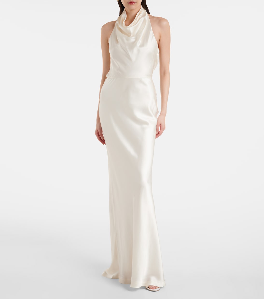 Robe longue Bridal Attia en soie | Rebecca Vallance