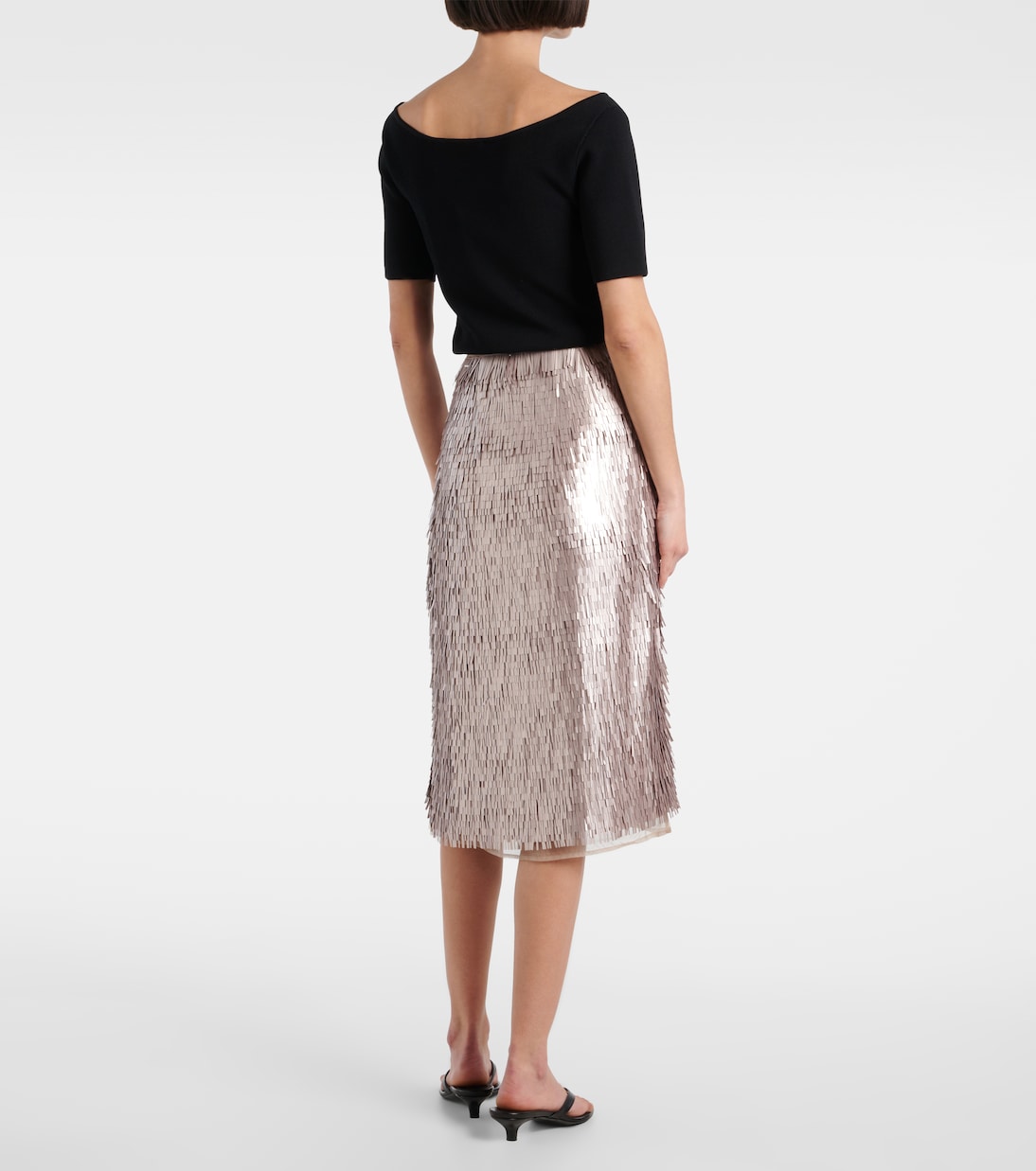 Gonna a tubino con paillettes | Róhe