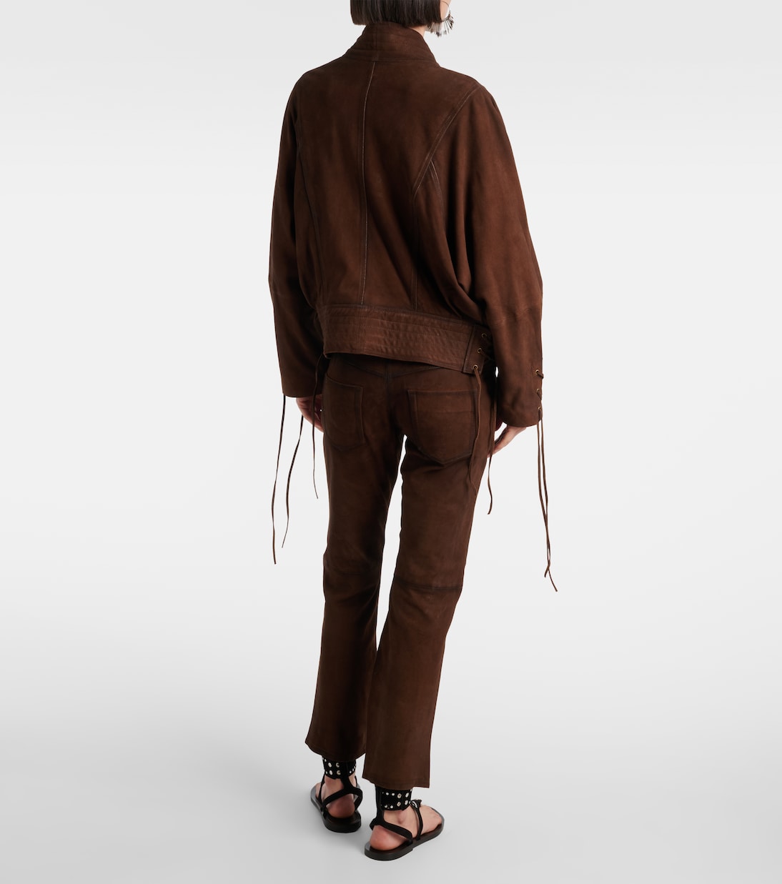 Veste Edina asymétrique en daim | Isabel Marant