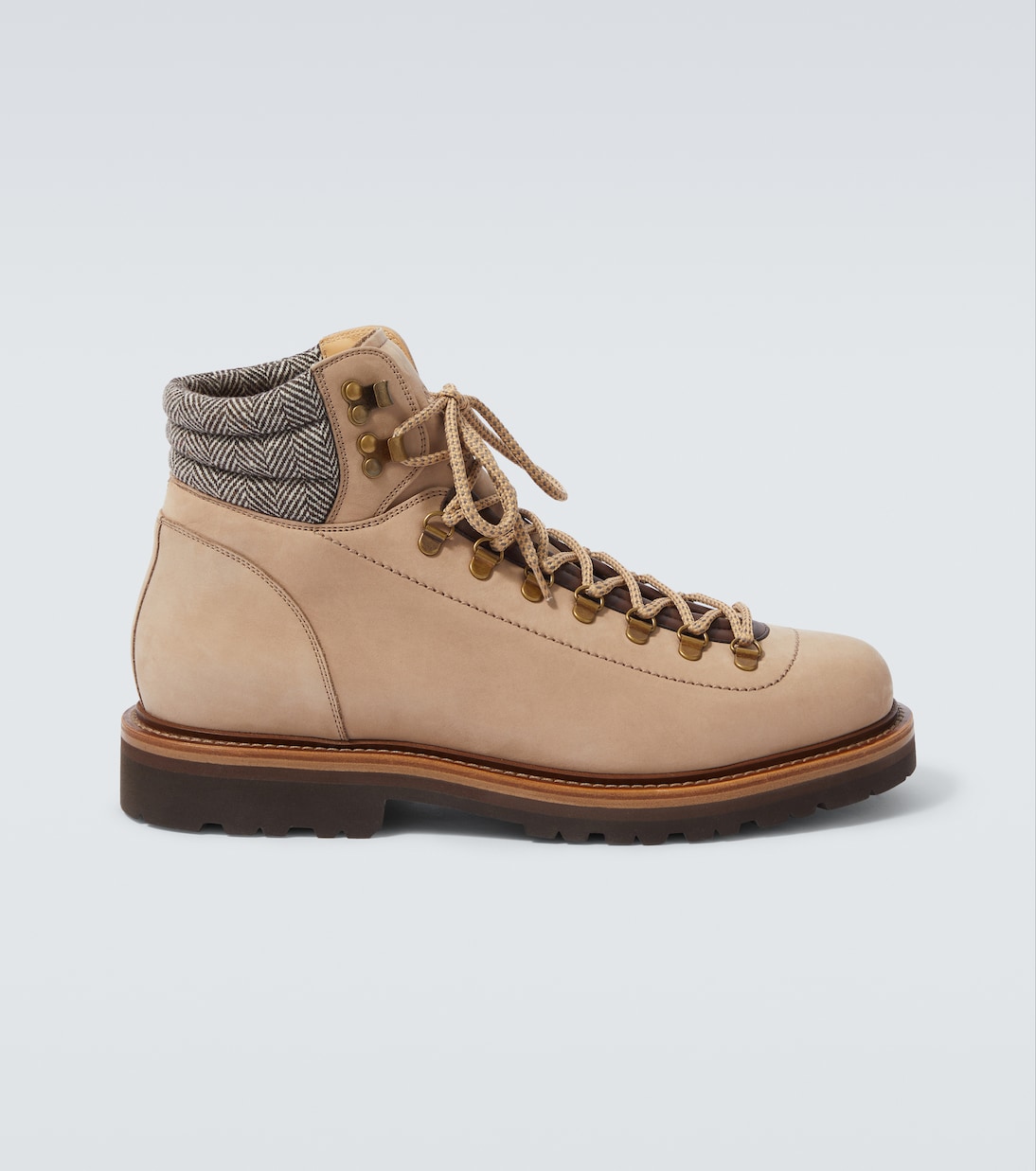 Schnürstiefel aus Leder | Brunello Cucinelli