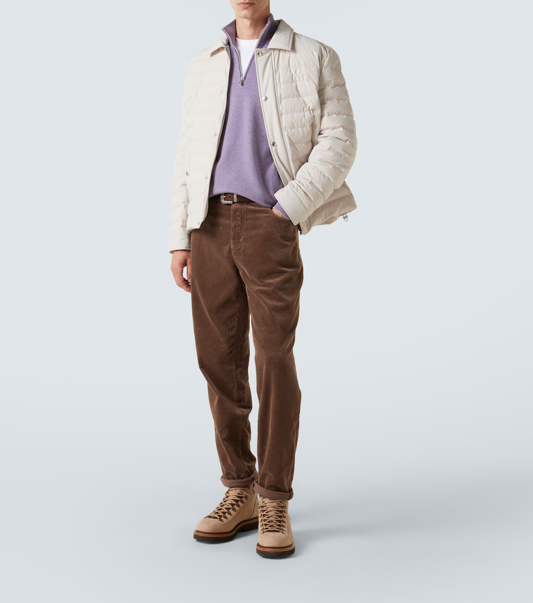 Schnürstiefel aus Leder | Brunello Cucinelli