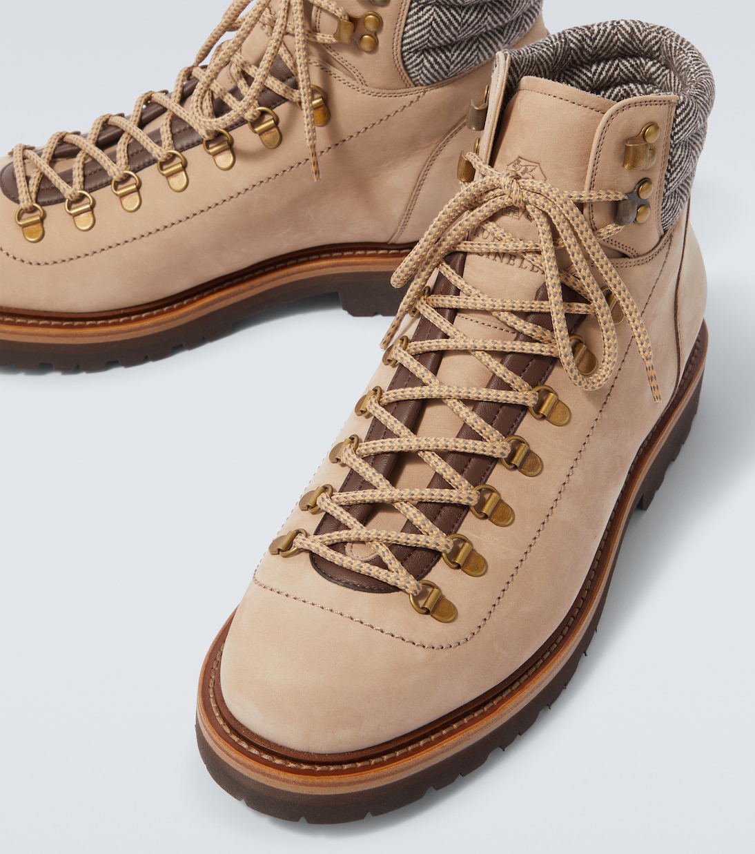 Schnürstiefel aus Leder | Brunello Cucinelli