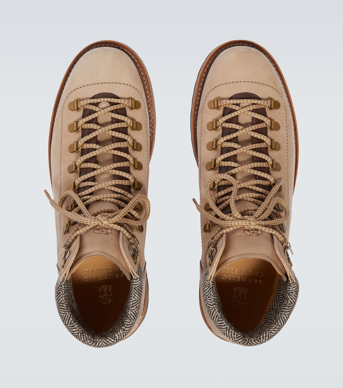 Schnürstiefel aus Leder | Brunello Cucinelli