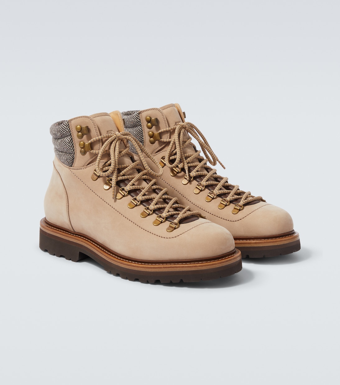 Schnürstiefel aus Leder | Brunello Cucinelli