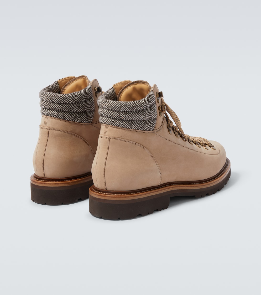 Schnürstiefel aus Leder | Brunello Cucinelli