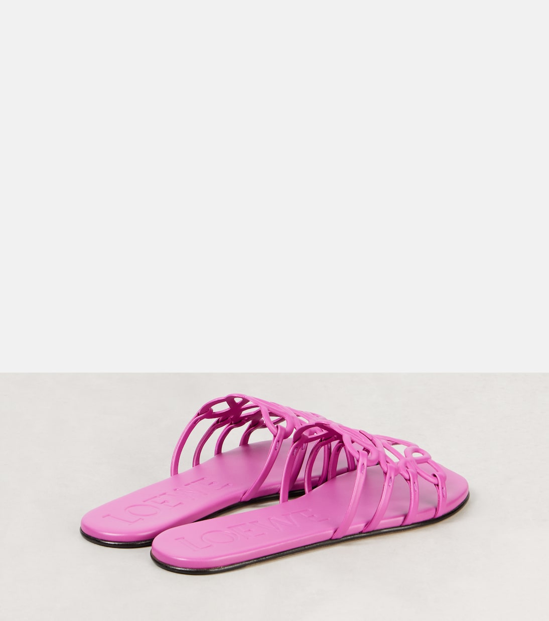 Anagram leather slides | Loewe