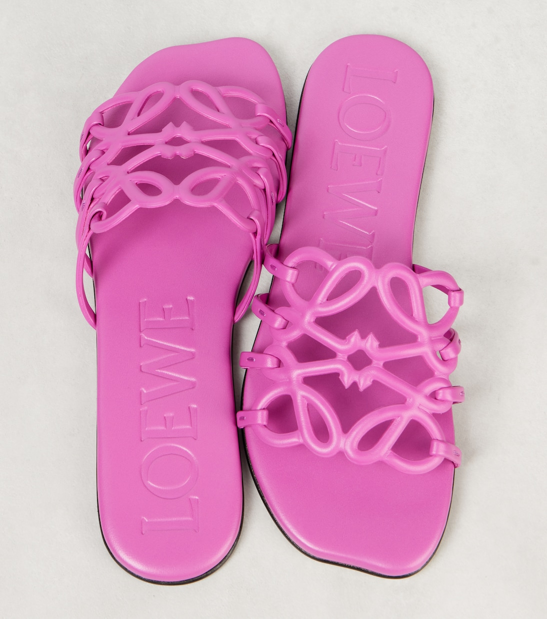 Anagram leather slides | Loewe