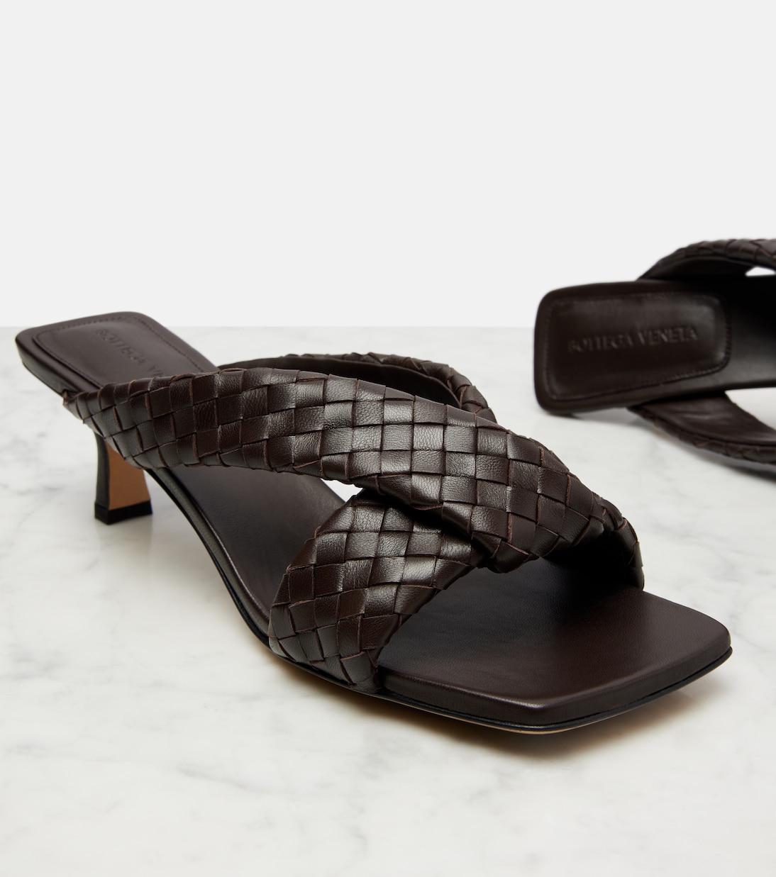 Pantoletten Riva 50 aus Leder | Bottega Veneta