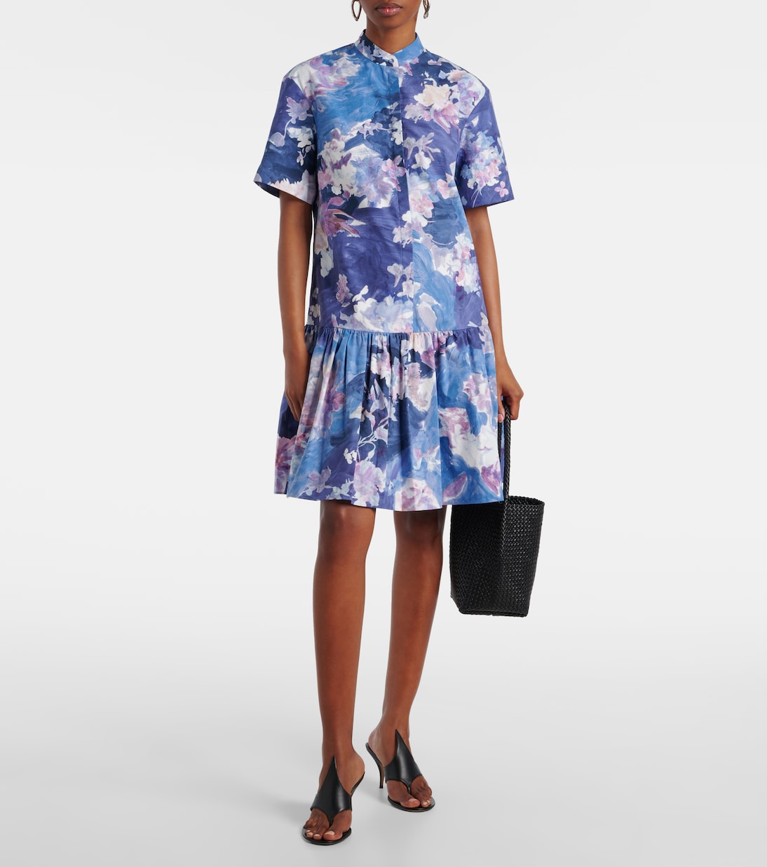 Minikleid aus Baumwollpopeline | Erdem