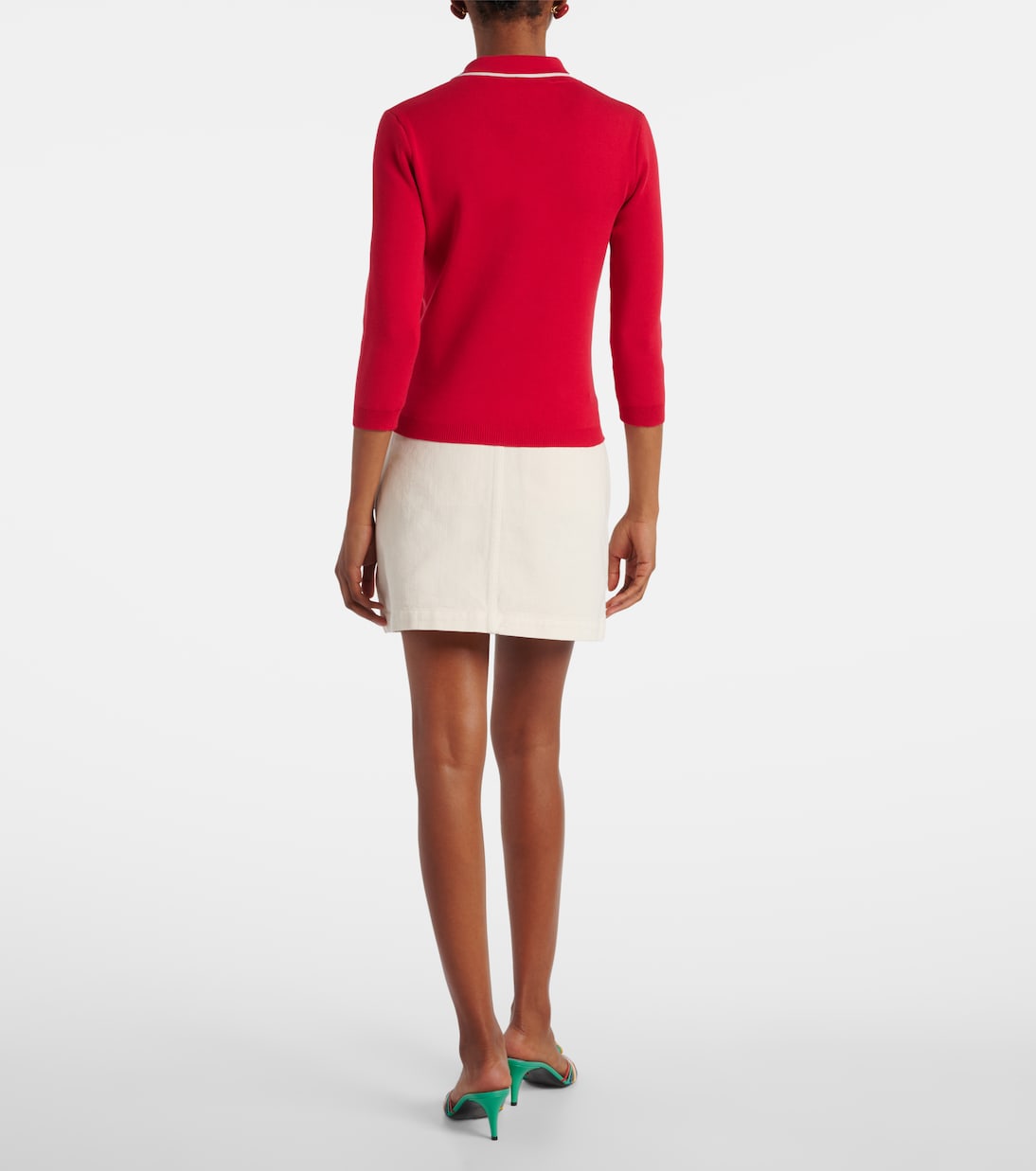 Cardigan in maglia di cotone a coste  | Valentino