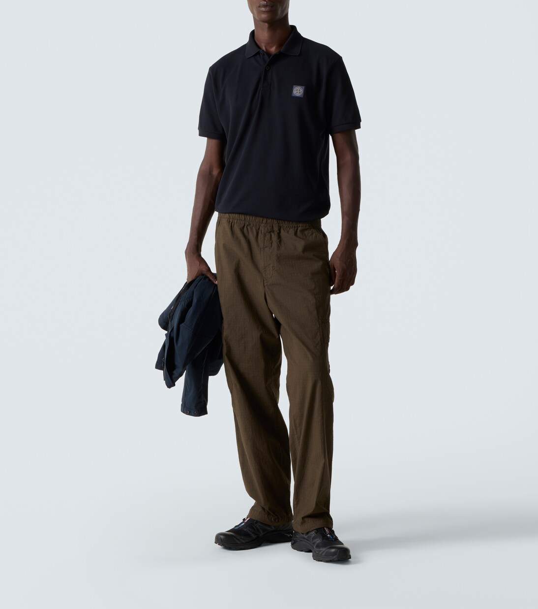 Compass cotton piqué polo shirt | Stone Island