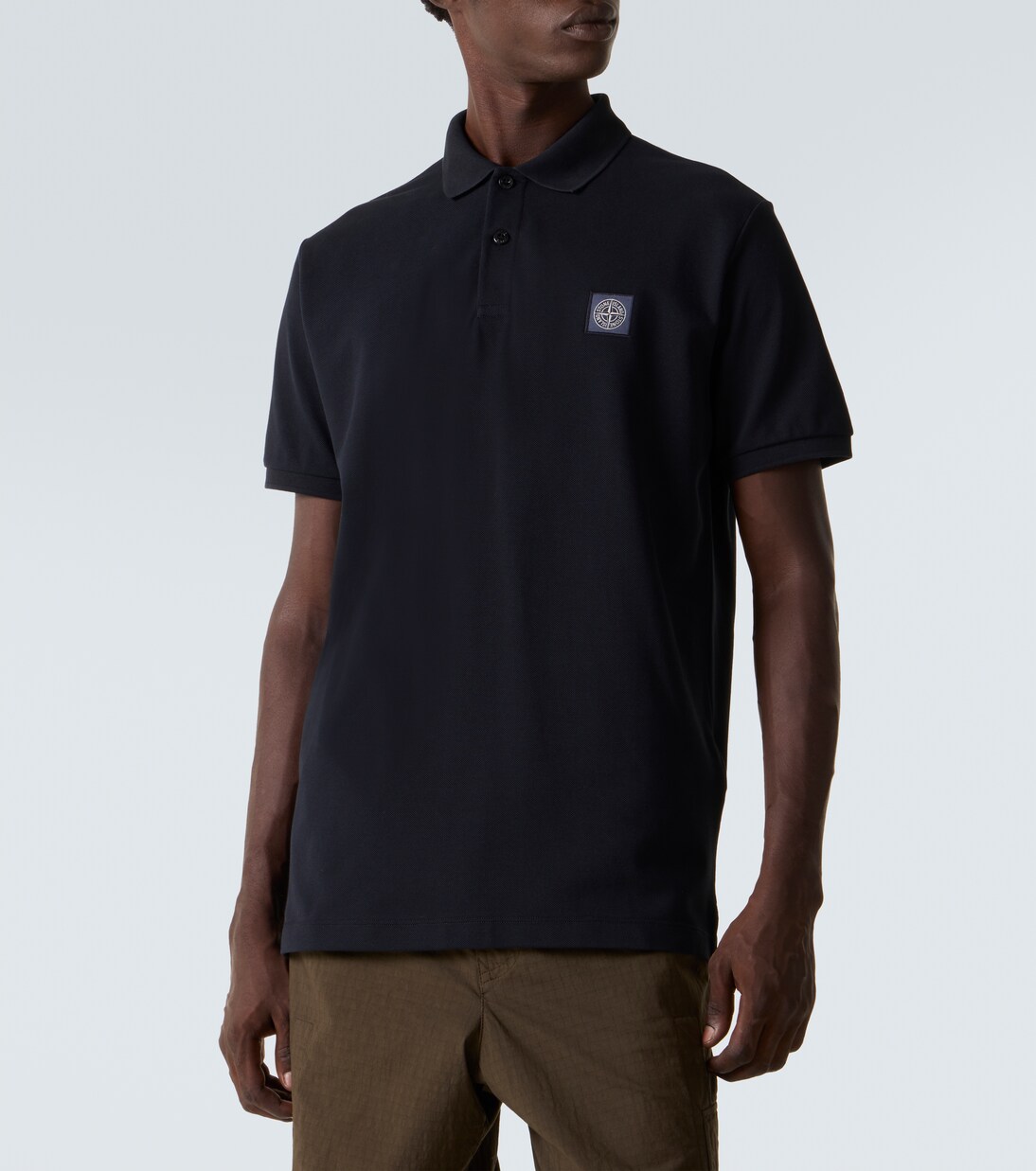 Compass cotton piqué polo shirt | Stone Island