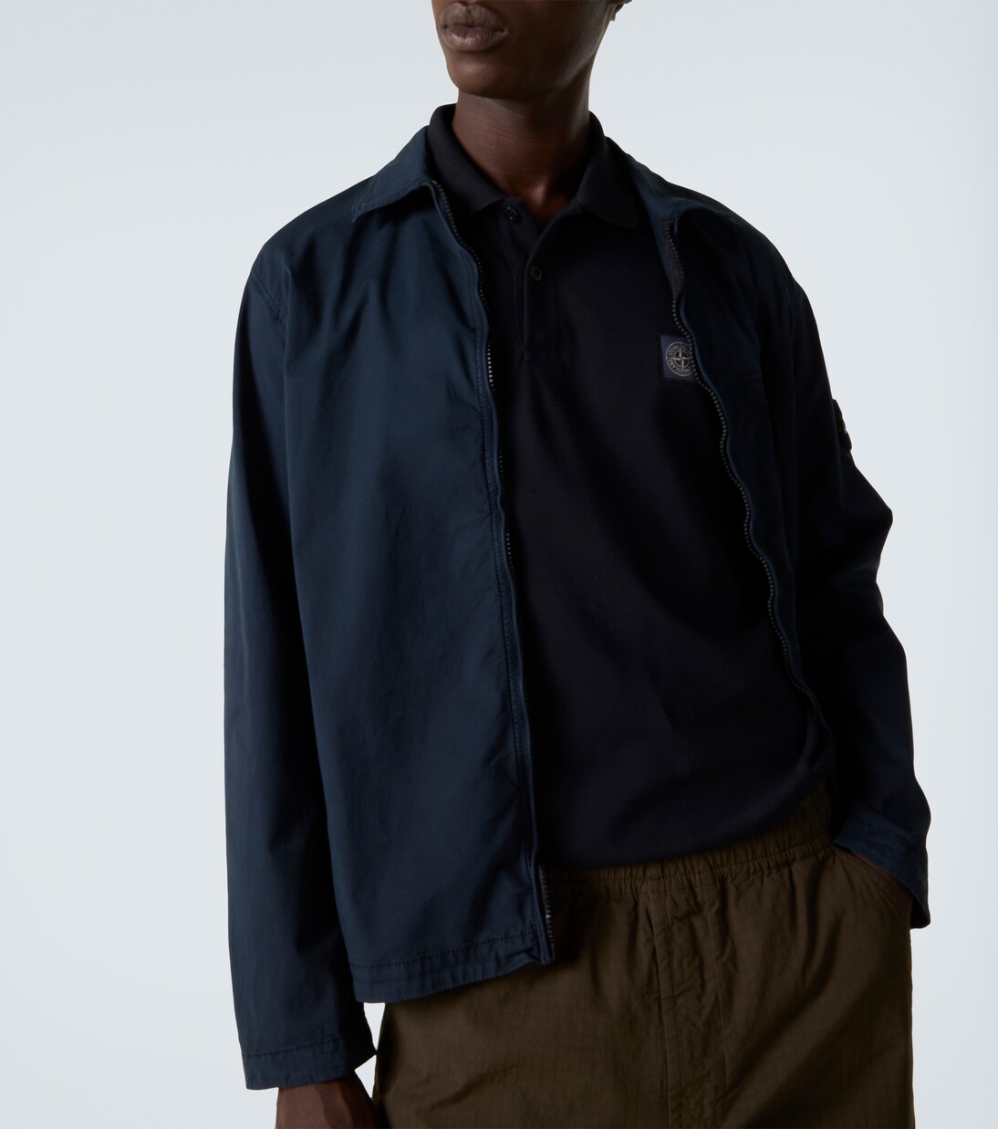 Compass cotton piqué polo shirt | Stone Island