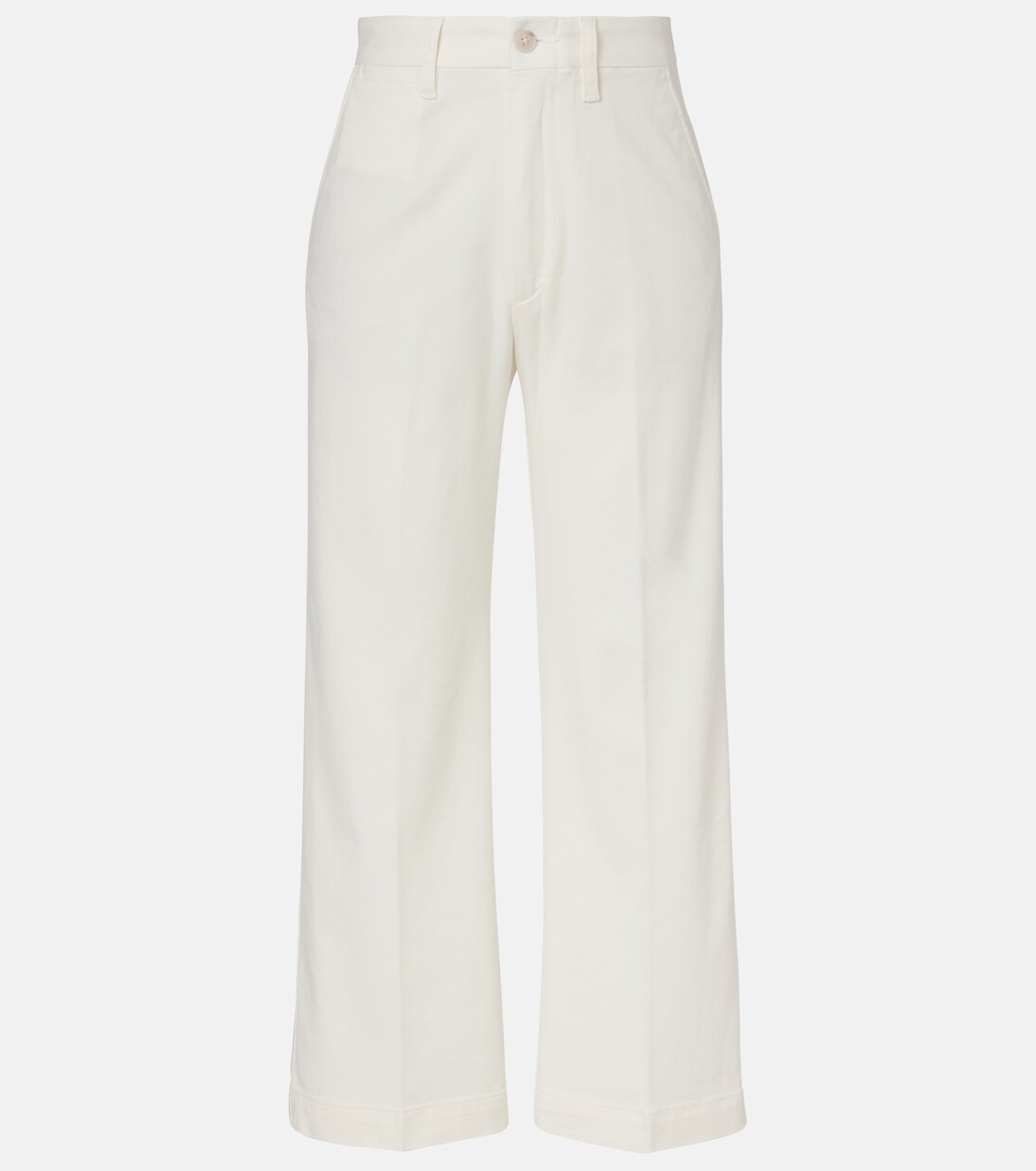 Cropped cotton-blend chinos | Polo Ralph Lauren