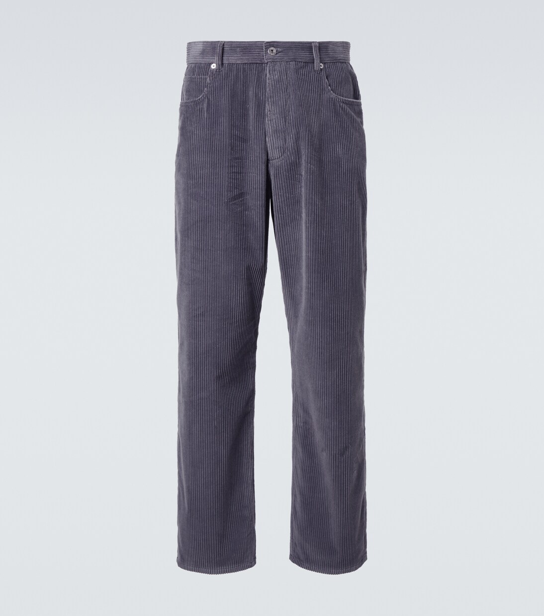 Matt cotton corduroy straight pants | Bottega Veneta