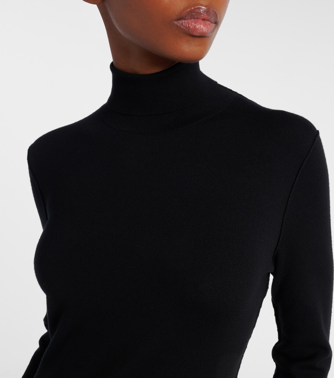 Leoline turtleneck virgin wool maxi dress | The Row