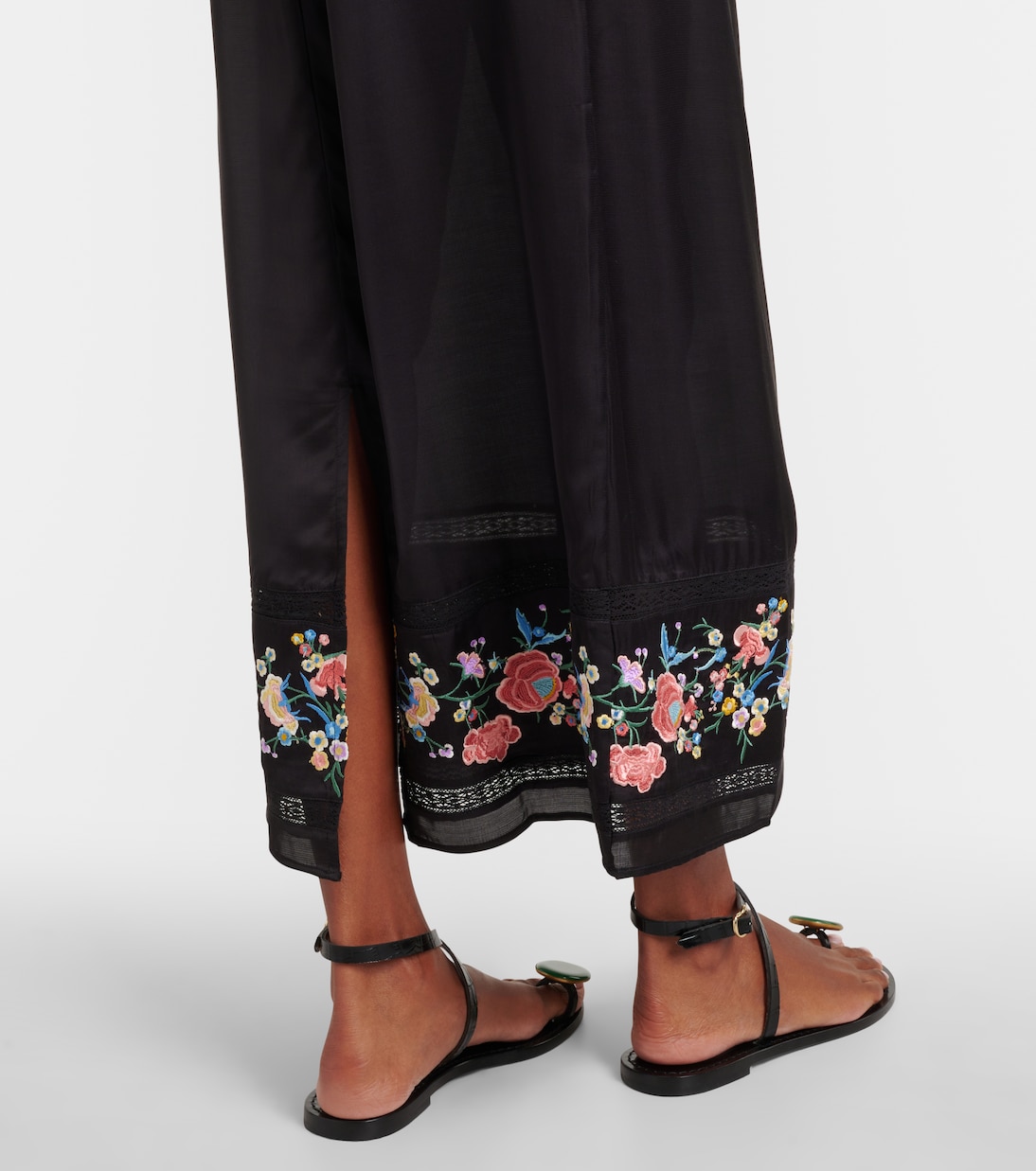 Carey floral satin maxi dress | Rixo