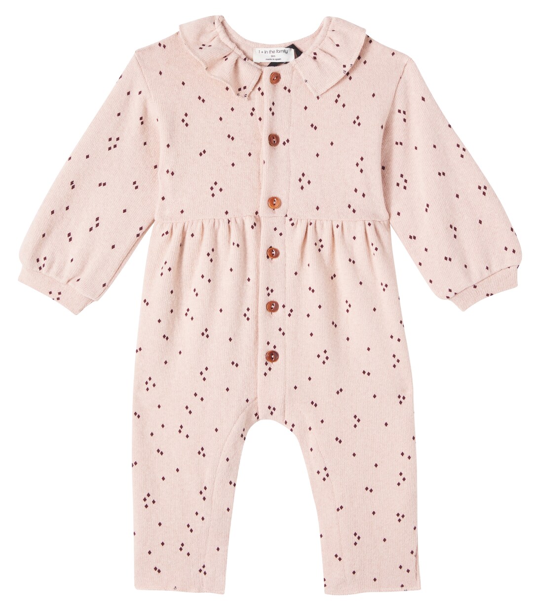 Baby Hannah printed cotton-blend onesie | 1 + in the Family