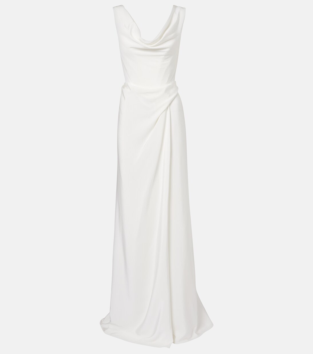 Bridal Off-Shoulder-Robe Mabel aus Seide | Vivienne Westwood