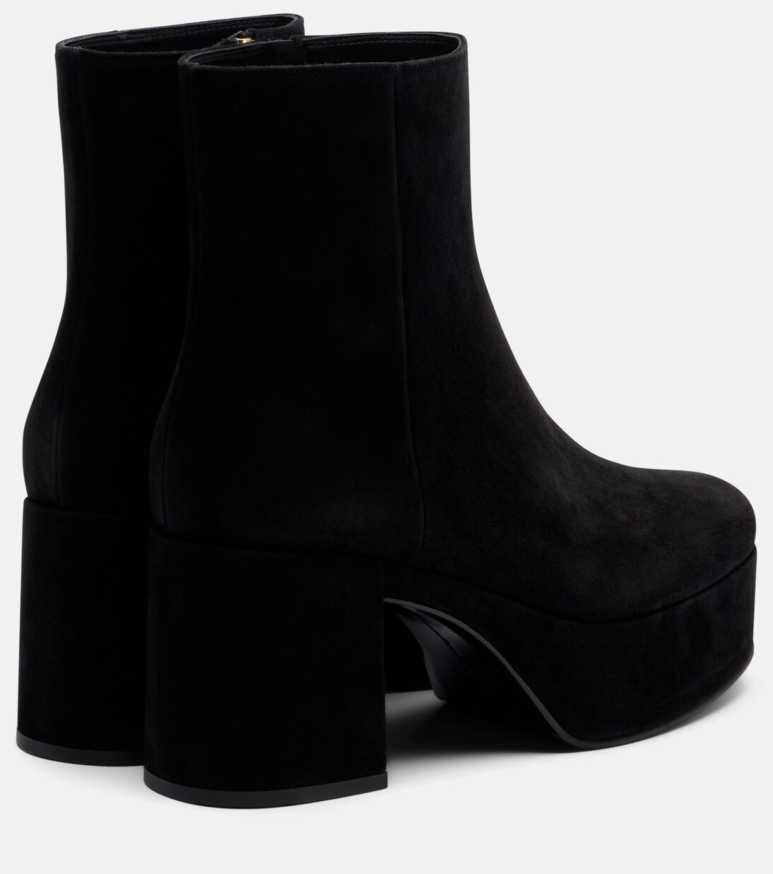 35 suede platform ankle boots | Gianvito Rossi