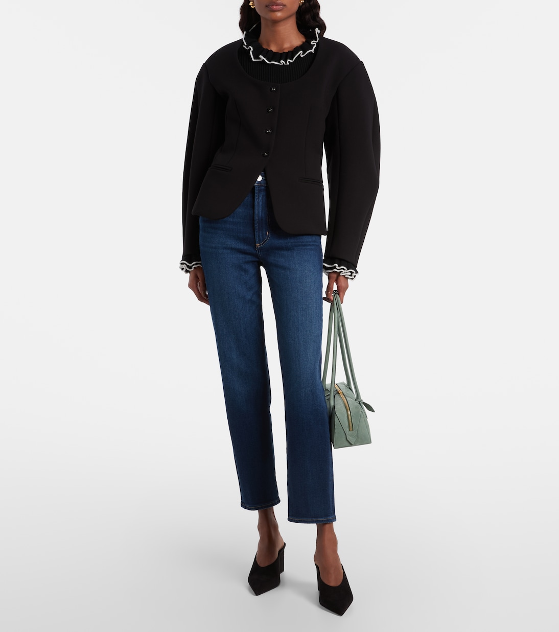 Caia cropped low-rise straight jeans | Citizens of Humanity