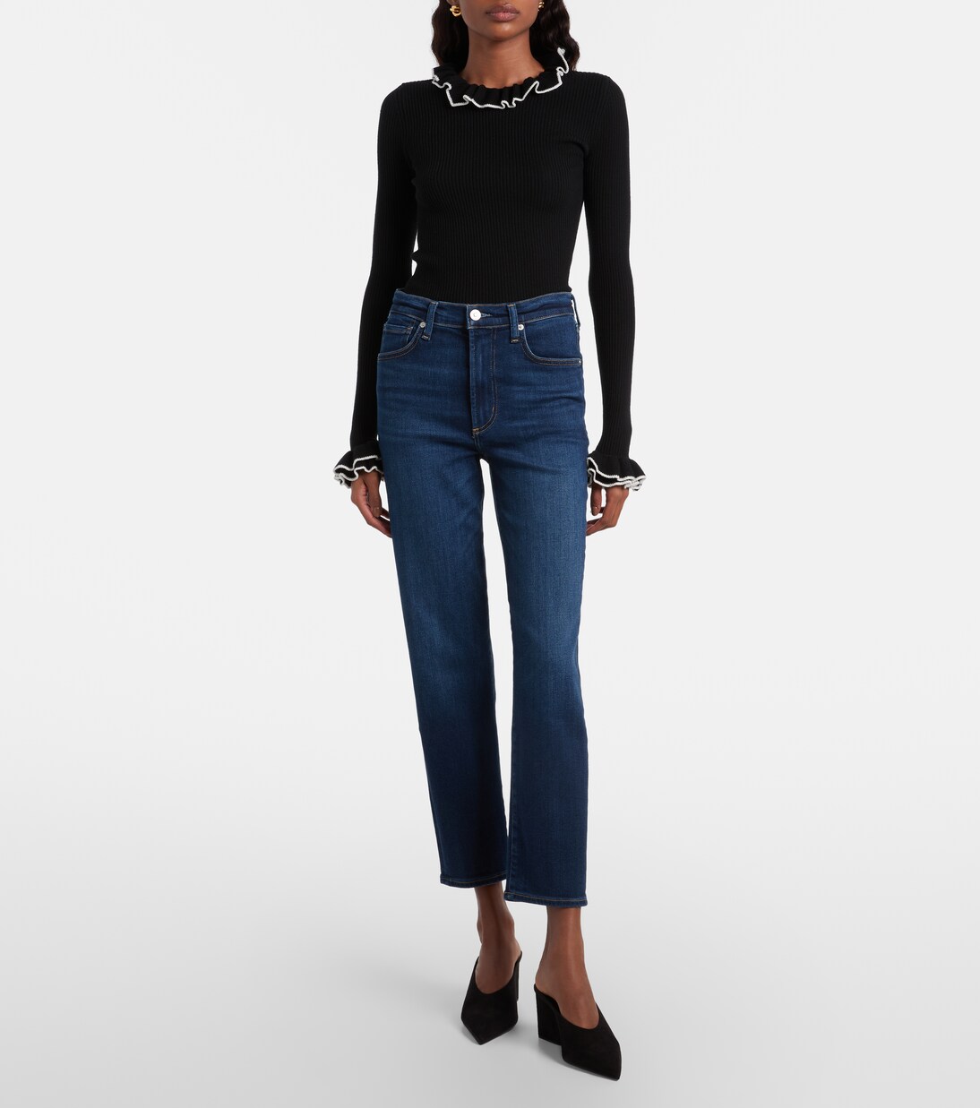 Caia cropped low-rise straight jeans | Citizens of Humanity