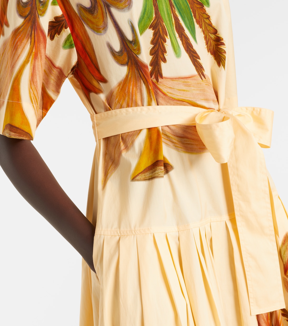 Vestido midi Aniline de algodón | Ulla Johnson