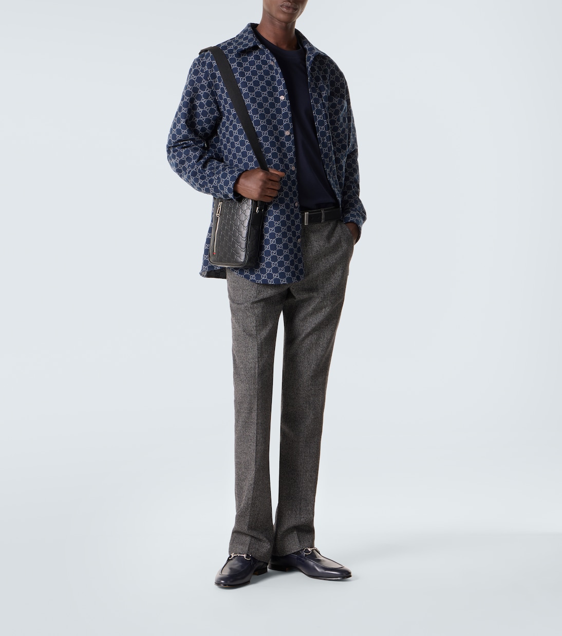 GG Small leather crossbody bag | Gucci