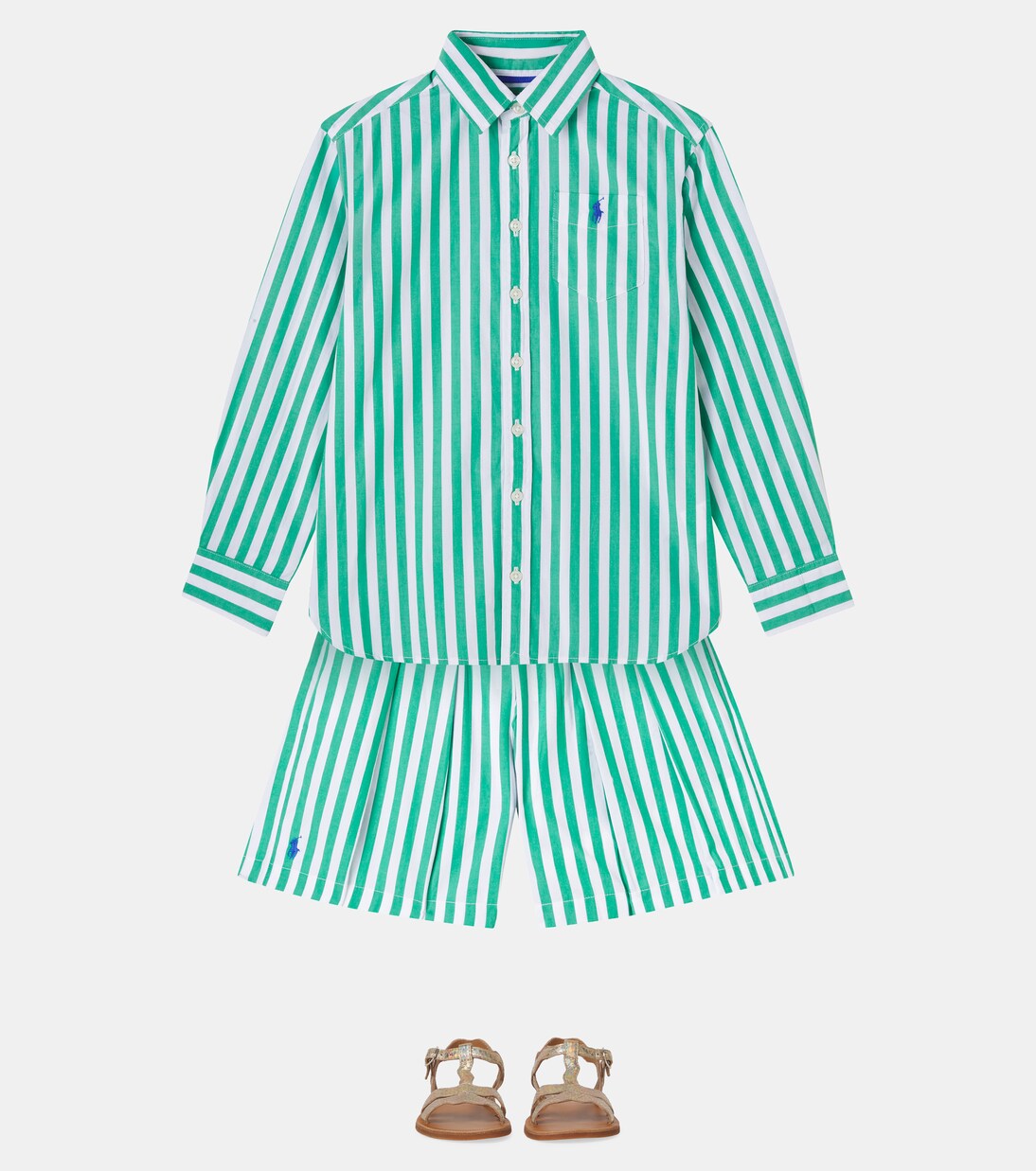 Striped cotton shirt | Polo Ralph Lauren Kids