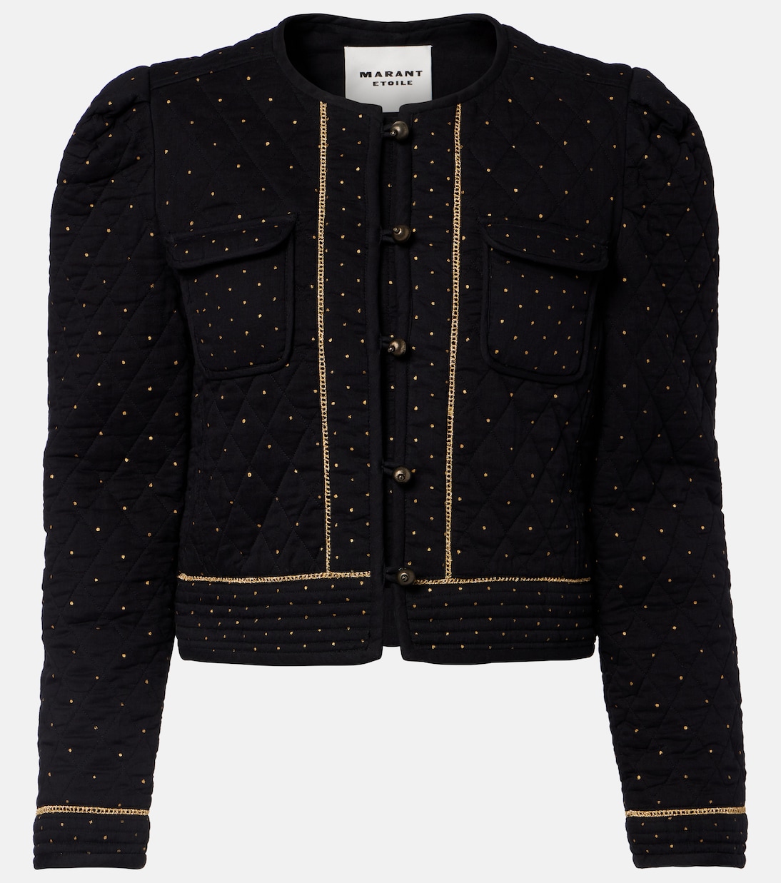Vania embellished cropped cotton jacket | Marant Etoile