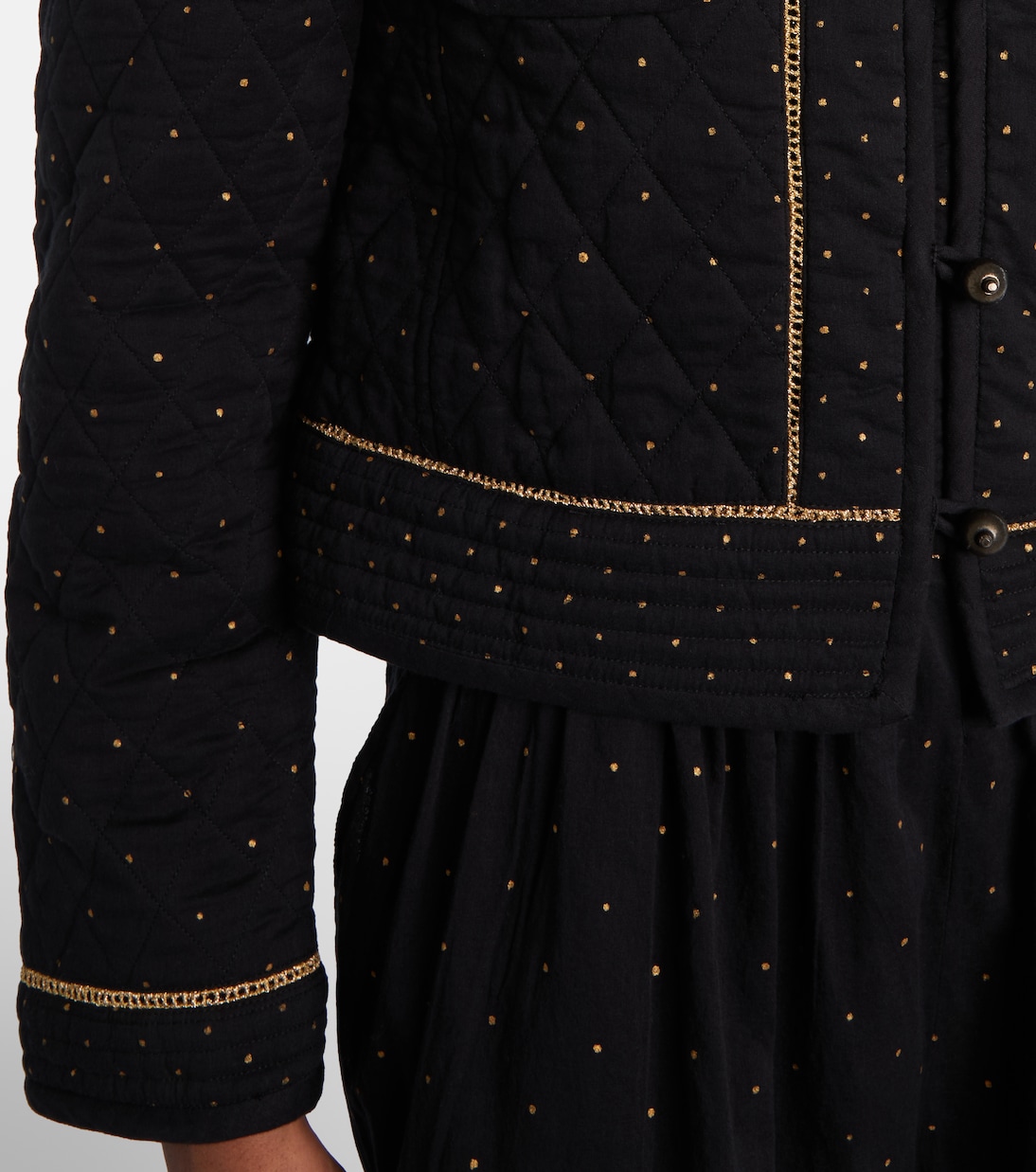 Vania embellished cropped cotton jacket | Marant Etoile