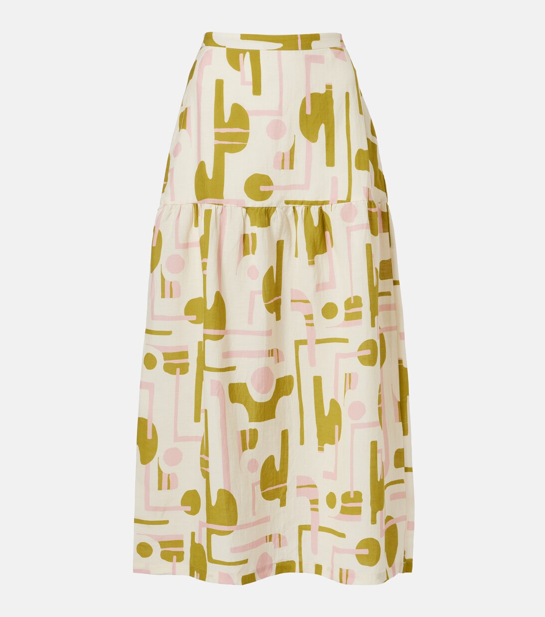 Balearic printed midi skirt | Adriana Degreas