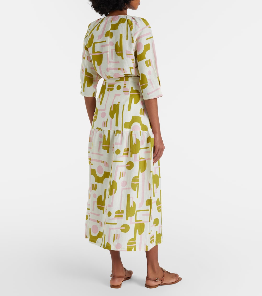 Balearic printed midi skirt | Adriana Degreas